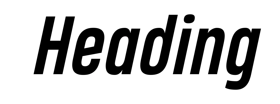 Heading